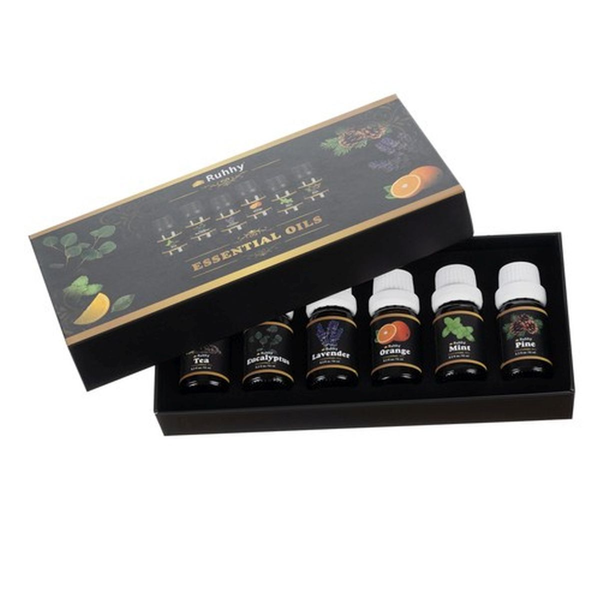 Olejek Eteryczny - Zestaw 6szt. 10ml Ruhhy 21939-2 Olejek Eteryczny - Zestaw 6szt. 10ml Ruhhy 21939-2
