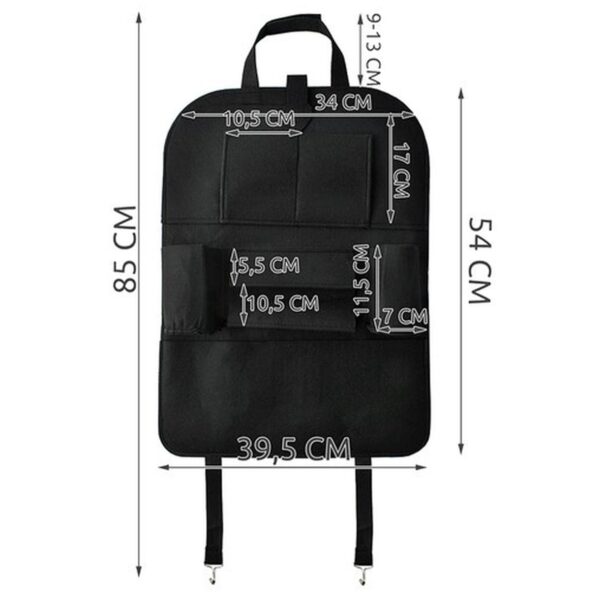 organizer na fotel samochodowy filc xtrobb 22849 5