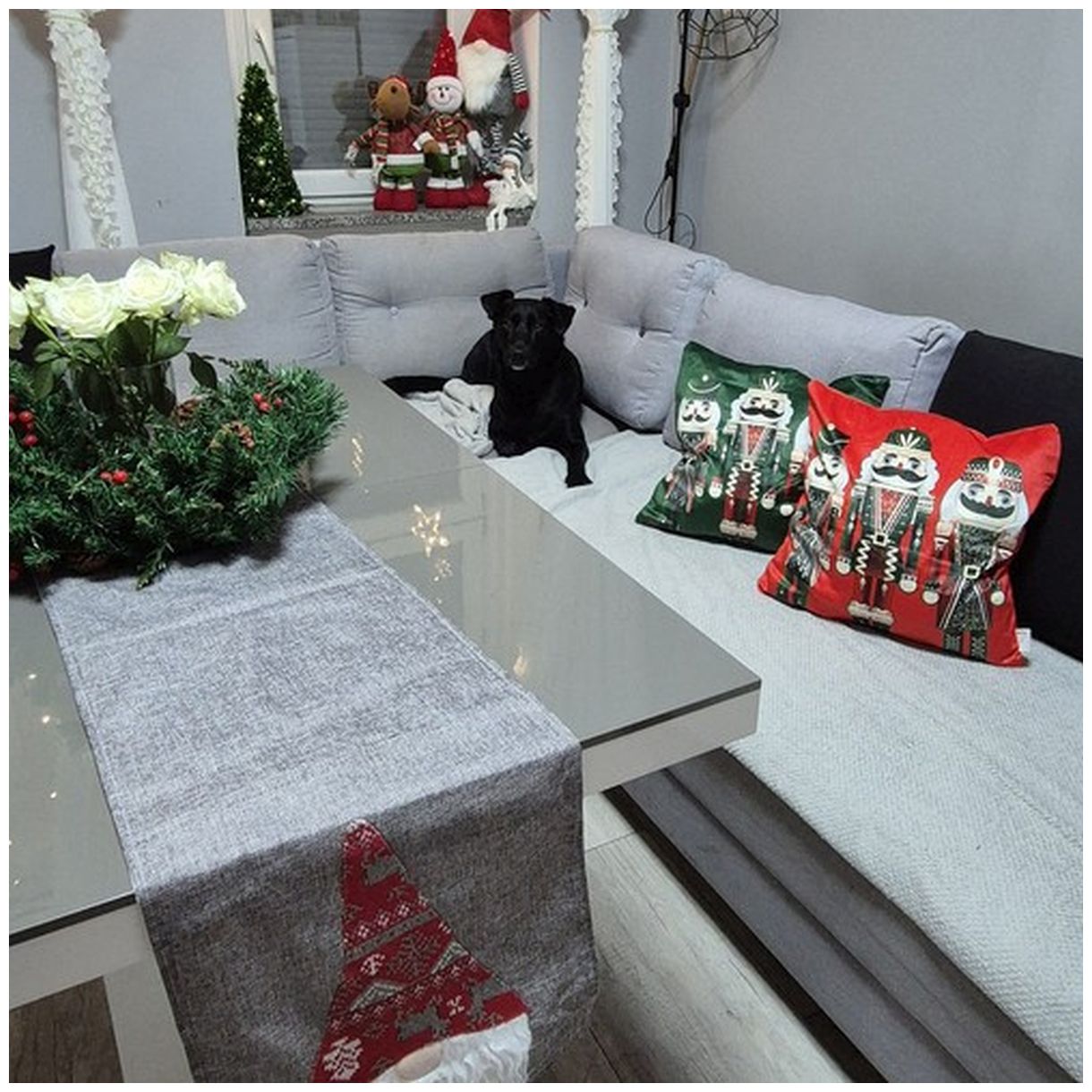 Pluszowa Poszewka Dekoracyjna 40x40 cm Ruhhy 24729 - Idealna na Święta-3 Pluszowa Poszewka Dekoracyjna 40x40 cm Ruhhy 24729 - Idealna na Święta-3