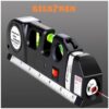poziomica laserowa z miarka 250cm bigstren 21747 2
