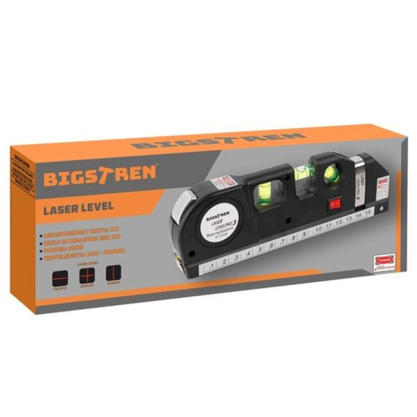 poziomica laserowa z miarka 250cm bigstren 21747 6
