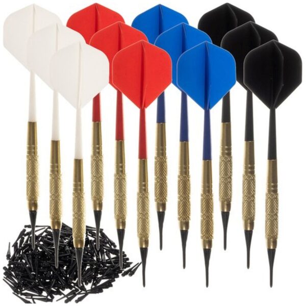 rzutki dart zestaw 12szt groty trizand 21658 1