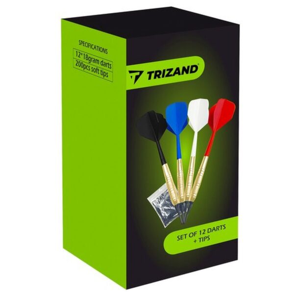 rzutki dart zestaw 12szt groty trizand 21658 2