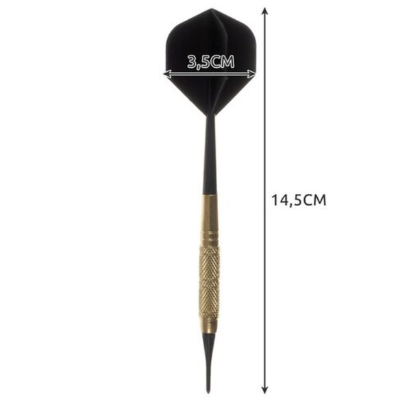 rzutki dart zestaw 12szt groty trizand 21658 4