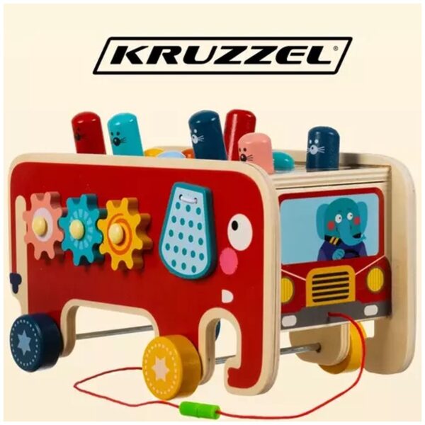 slon drewniany wbijak kruzzel 20349 2
