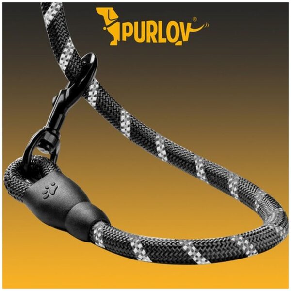 smycz treningowa odblaskowa 3m purlov 21654 14