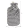 termofor gumowy w pokrowcu 2000ml ruhhy 19806 4