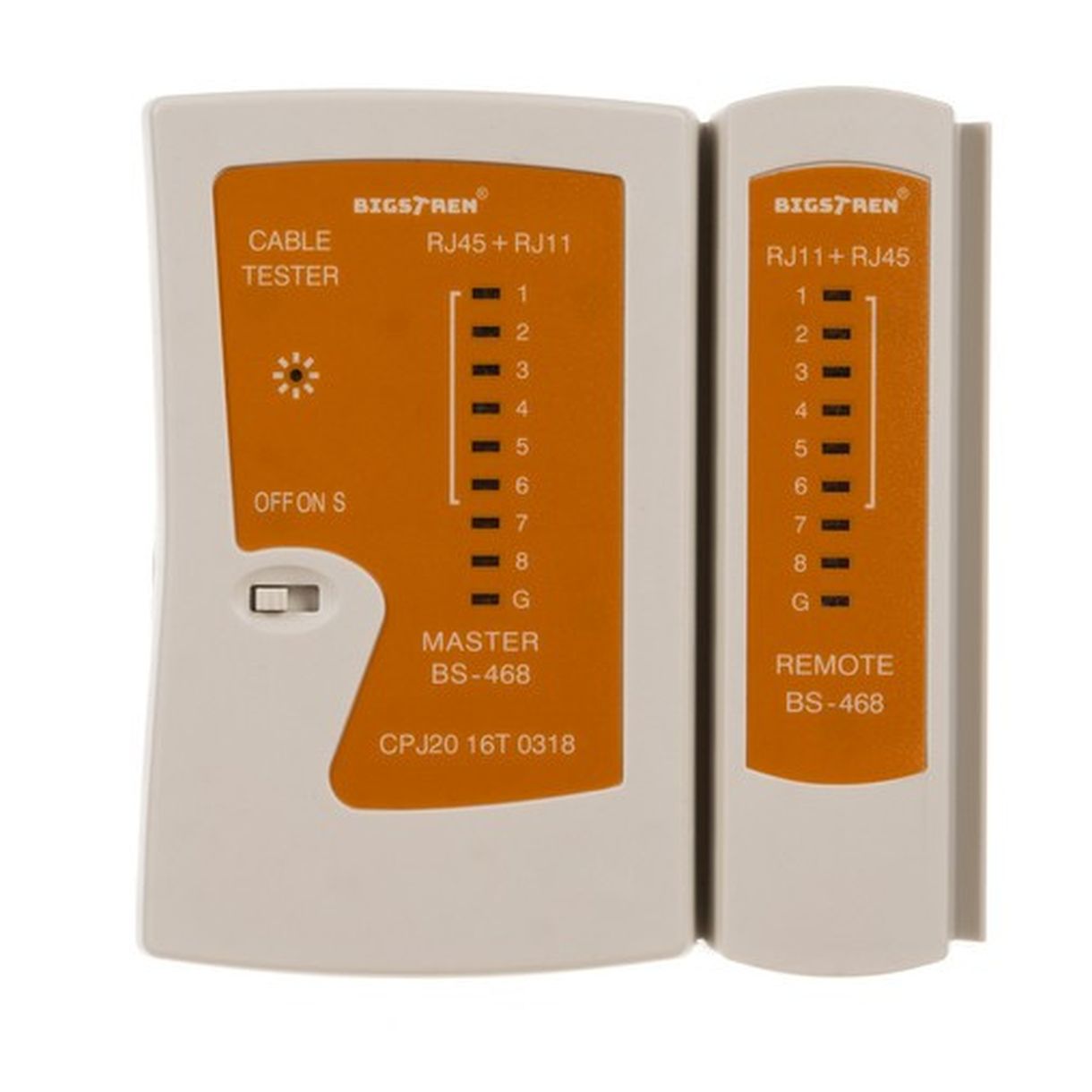 Tester Kabli RJ45/RJ11 Bigstren 22166 - Niezbędne Narzędzie dla Techników-1