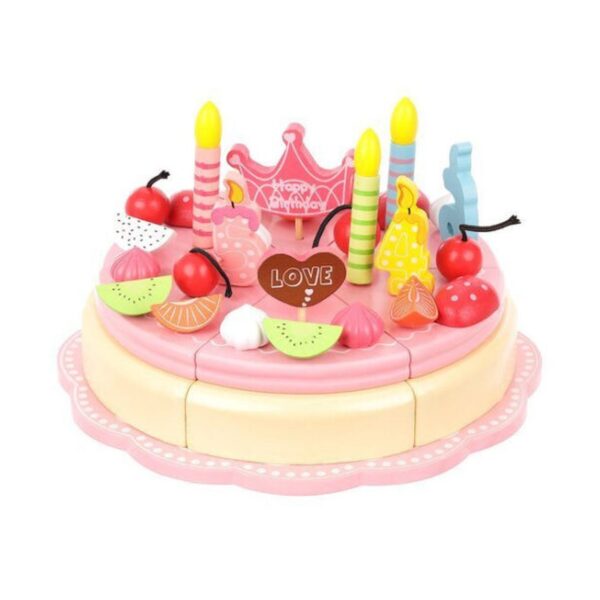 tort urodzinowy drewniany 4