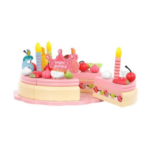 tort urodzinowy drewniany 8