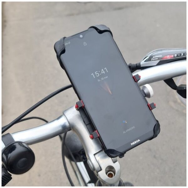 uchwyt rowerowy na telefon z gumka u24907 9