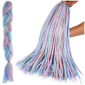 wlosy syntetyczne ombre niebfiol soulima 21366 1
