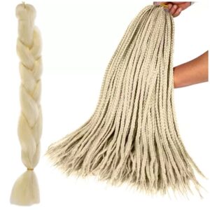 wlosy syntetyczne warkoczyki blond soulima 23556 1