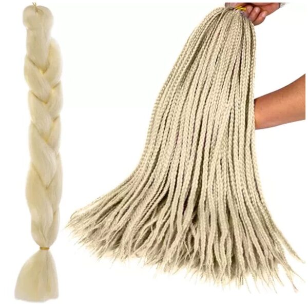 wlosy syntetyczne warkoczyki blond soulima 23556 1