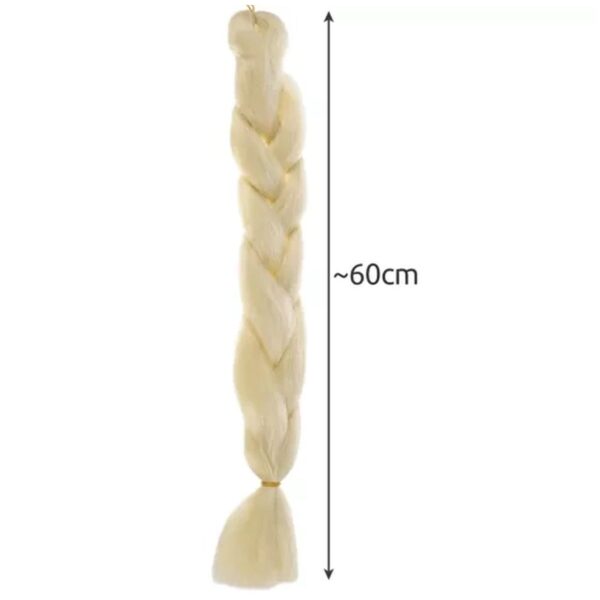 wlosy syntetyczne warkoczyki blond soulima 23556 10