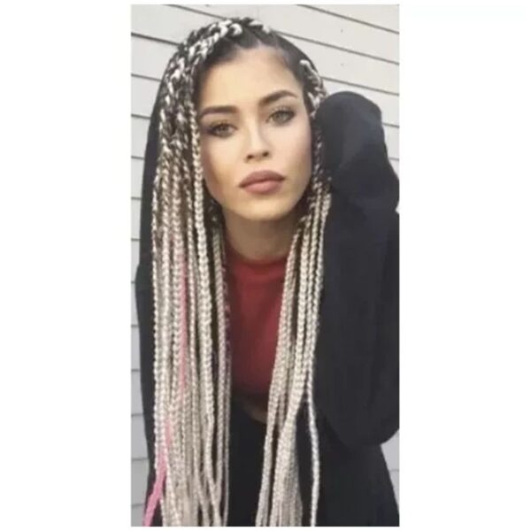 wlosy syntetyczne warkoczyki blond soulima 23556 3
