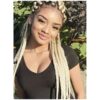 wlosy syntetyczne warkoczyki blond soulima 23556 4