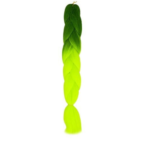 wlosy syntetyczne warkoczyki ombre zielneonw10344 1
