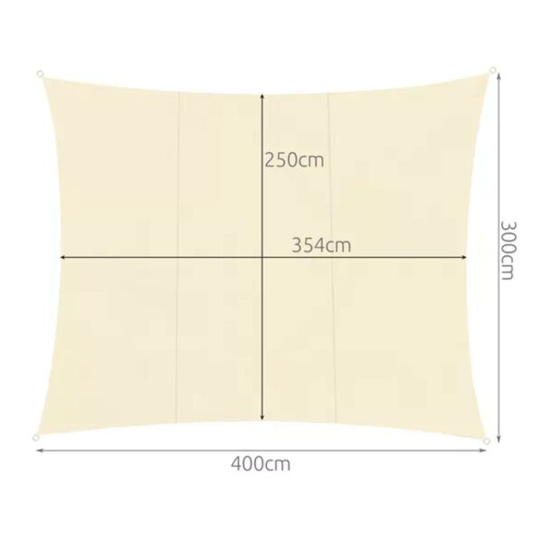zagiel przeciwsloneczny 4x3m bezowy gardlov 23144 3