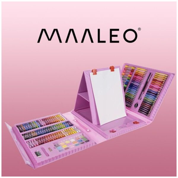 zestaw do malowania 208 szt w walizce 3