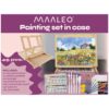 zestaw do malowania w walizce 45szt maaleo 23863 2