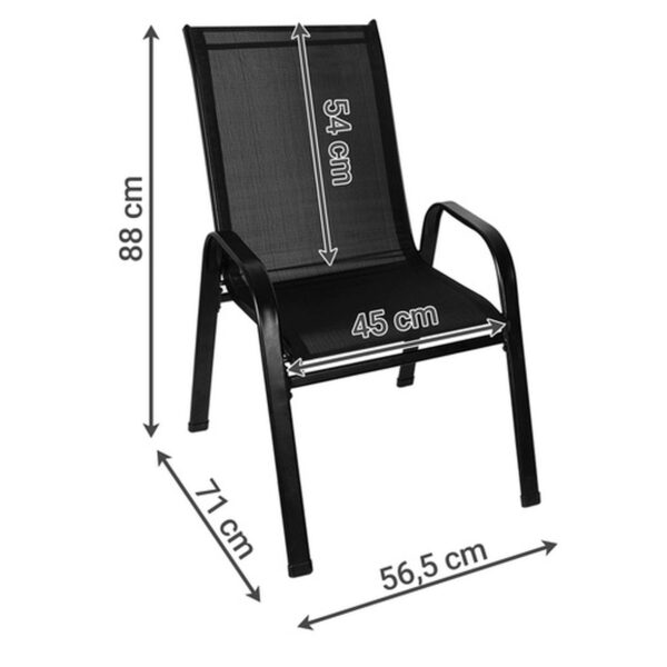 zestaw krzesel ogrodowych 4szt gardlov 25415 2